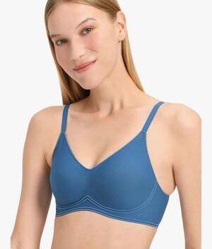 CINSTRON Women's Wireless Seamless 3D Silicone Support Bra